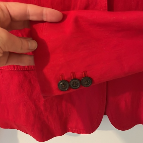 JCrew Red Schoolboy Blazer Jacket 4T - Picture 4 of 7